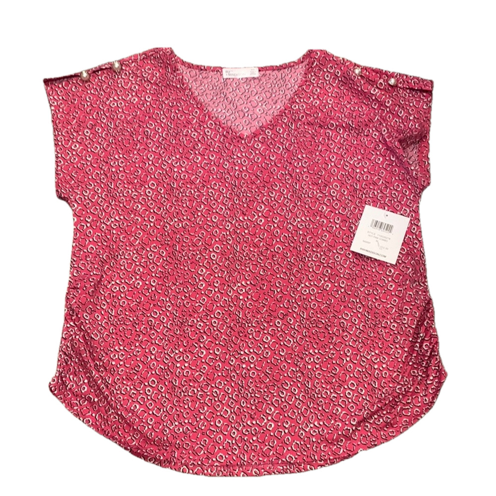 89th & Madison NWT Multiple Sizes Pink Patterned Women's Top